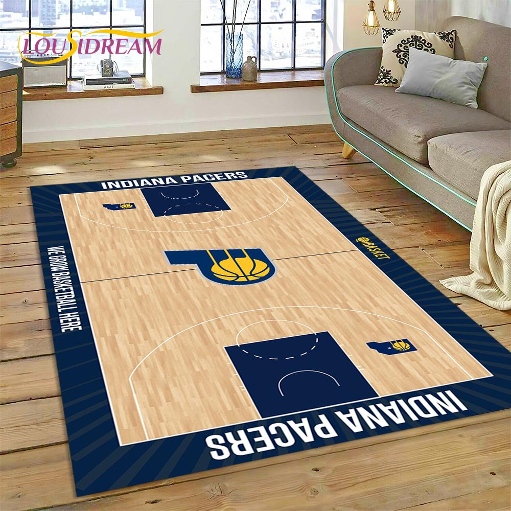 3D America Basketball Court Team Customized Rug Carpet for Living Room Bedroom Decor,Non-slip Decoration for Sofa Doormat Gift