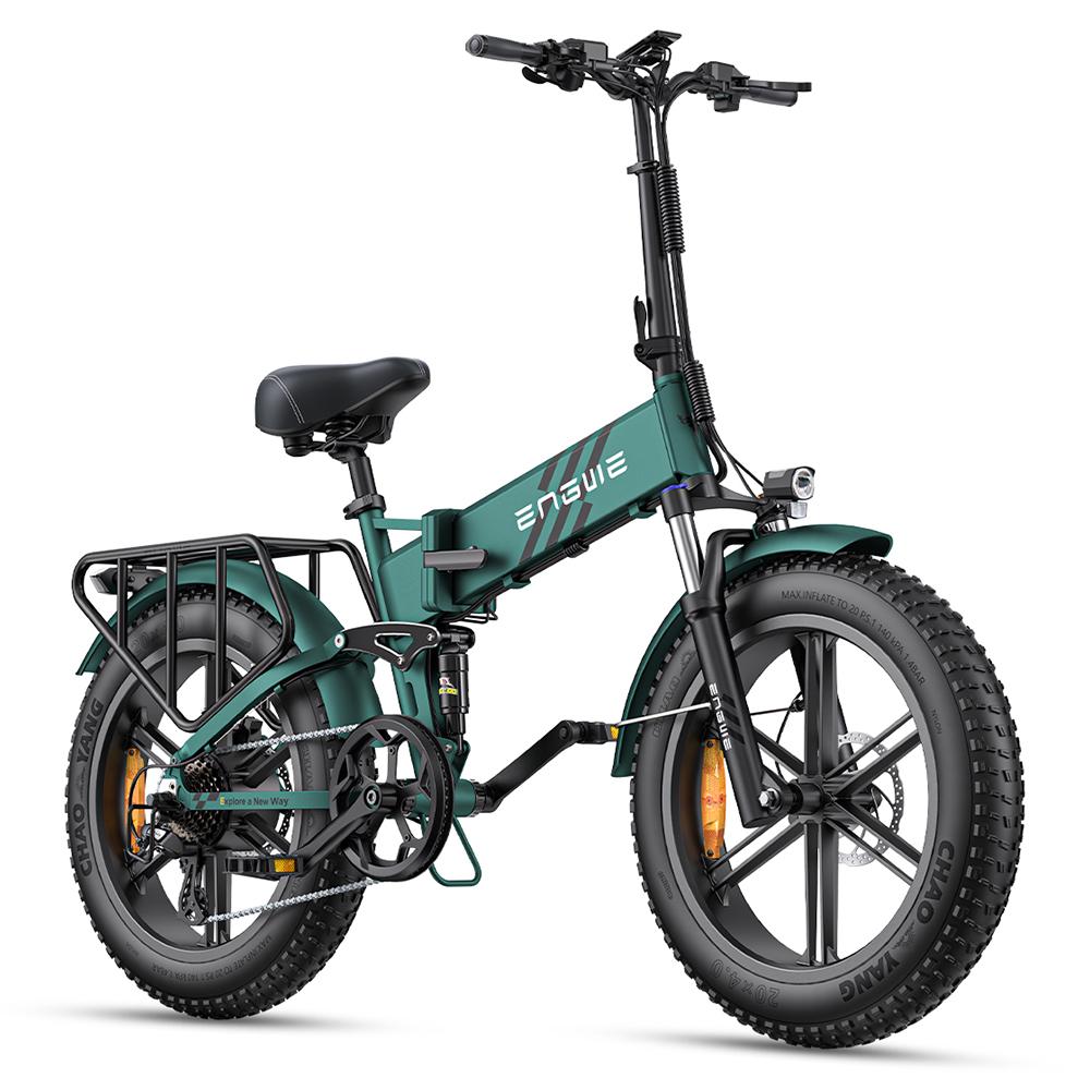 Electric Bike Foldable ENGWE 20" 750W Motor Adult Ebike 16AH Max Range 110Km Load 150Kg Engine Pro 2.0