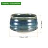 Uxcell Japanese Tea Bowl, Handmade Ceramic Green Tea Cup for Tea Ceremony, Deep Green
