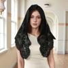 French Style Head Covering Scarf Shawl Vintage Wedding Headscarf Lace Triangle Scarf  Church