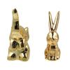 Figurine Nordic Gift Animal Styling Golden Ornaments Miniature Home Decor Ceramic  Crafts