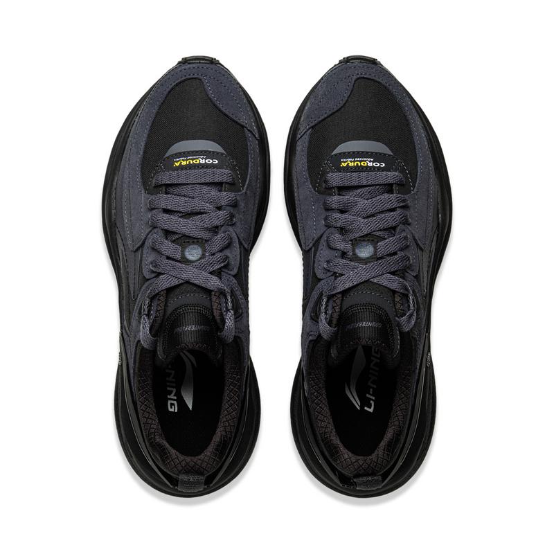 Li Ning CF Origin V4 Sports Comfortable Wear-Resistant Breathable Low-Top Casual Shoes Men Casual Shoes Black AGLU283-3