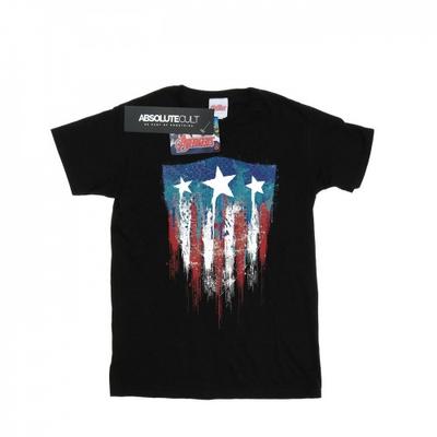 Boys Captain America Flag Shield T-Shirt
