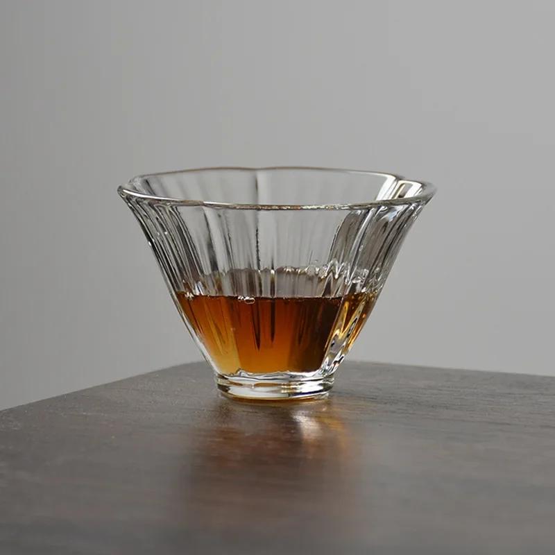 

Прозрачная стеклянная чайная супница, термостойкая, тропическая, фильтрующая, сетка, отверстие, инструменты для приготовления чая в стиле кунг-фу, бытовые кружки для питья tea cup