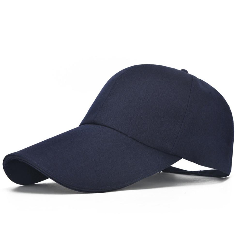 Summer Hip-hop Sunshade Baseball Cap Women Men Street Sun Protection Hat with Extended Brim