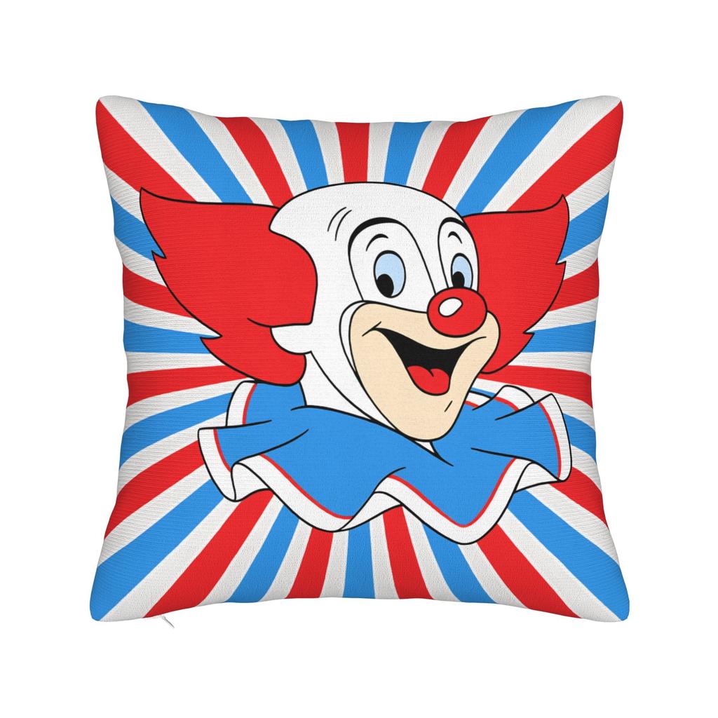 Funny Clowns B-Bozoeds  Pillow Cover Comfy Cushion Cover Kawaii Pillow Case For Chair Sofa Home Decor