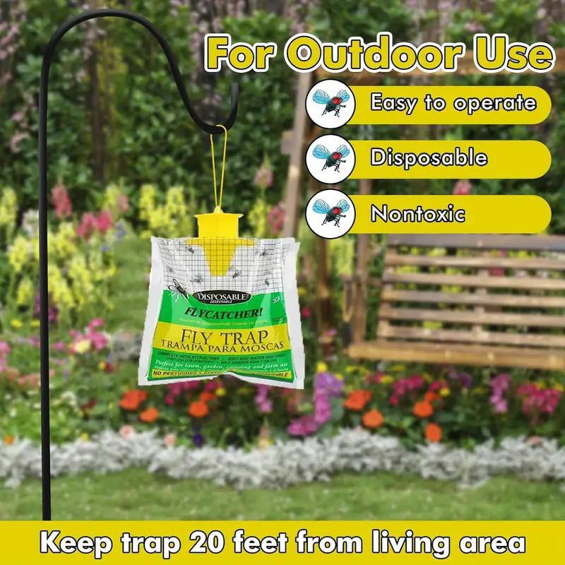 Transparent Fly Trap Bag for Catching Flies