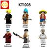 Minifigures Anime Film and Television Series One Piece King Luffy Solonna Beauty Robin Building Blocks Toys for Kids