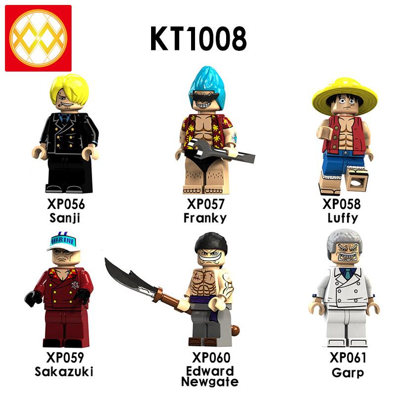 Minifigures Anime Film and Television Series One Piece King Luffy Solonna Beauty Robin Building Blocks Toys for Kids