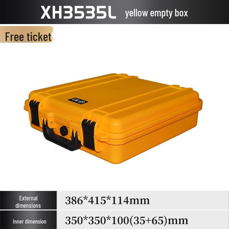 Xihua IP67 Waterproof ROHS Certified Thickened Plastic Toolbox - 35x35 Square Moisture-Proof Instrument Case