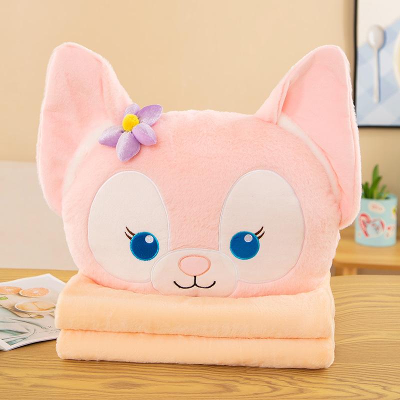 Car Throw Pillow Blanket Dual-purpose Two-in-one Office Multi-function Lunch Break Air Conditioner Quilt Plush Toy Throw Pillow