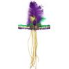 Mardi Gras Costume Sequins Headband for Carnival Party Festival Props Feather Hairband Friend Gathering Props Headdress