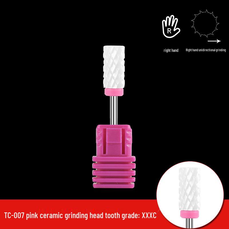 Single Bullet-Shaped Ceramic Nail Grinding Head 2.35