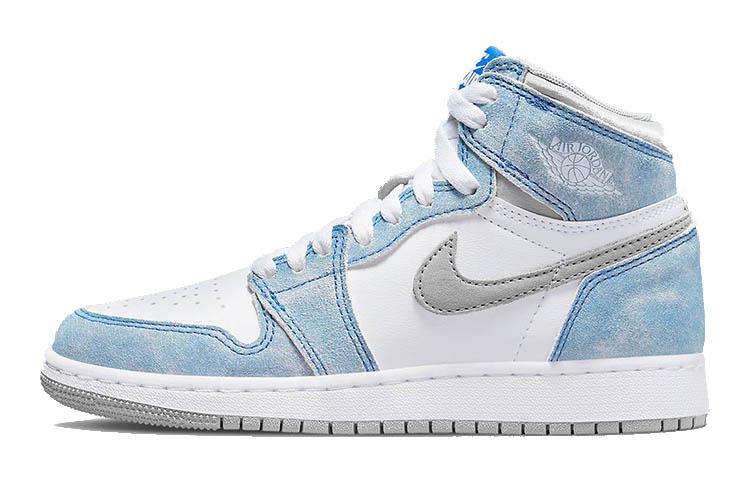 Jordan Kids Air Jordan 1 High OG Hyper Royal Sneakers 575441-402 35.5