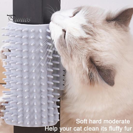 Cat Comb Soft Pet Corner Grooming Brush Kitten Hair Removal Brush Cat Scratcher Comb Pet Accessories