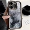 Marble Pattern Phone Case For iPhone 15 16 17 Pro Case for iPhone 11 12 13 14 Pro Max Air 16E 7 8Plus SE2 Matte Shockproof Cover