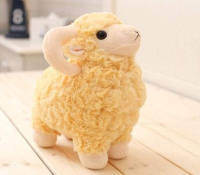 Schaf Körperkissen, Beruhigendes Körperkissen mit einem oder zwei Schafdesigns für einen tiefen Schlaf, Flauschige Innendekoration, Perfektes Geschenk für Kinder oder Sie,