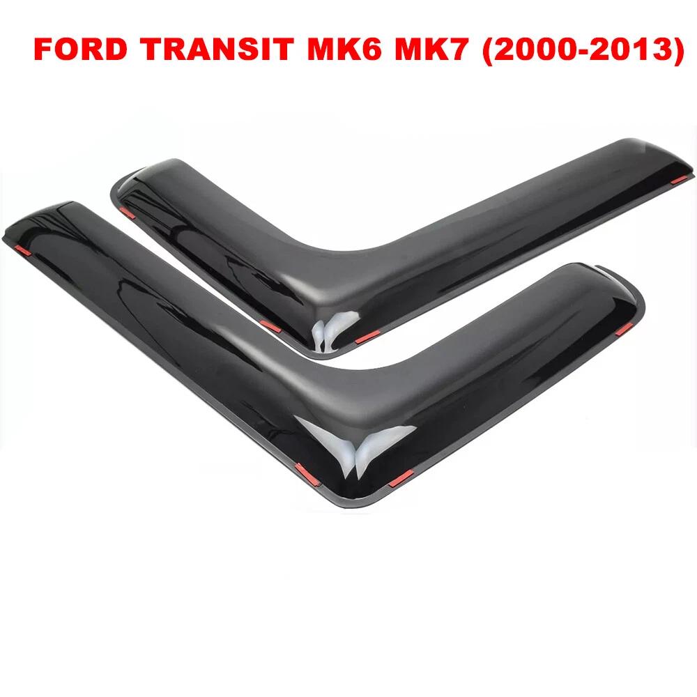 1 Pair Front Left & Right L Shape Wind Rain Sun Guard Deflectors for Ford Transit Mk6 Mk7 2000-2013 Awnings & Shelters Parts