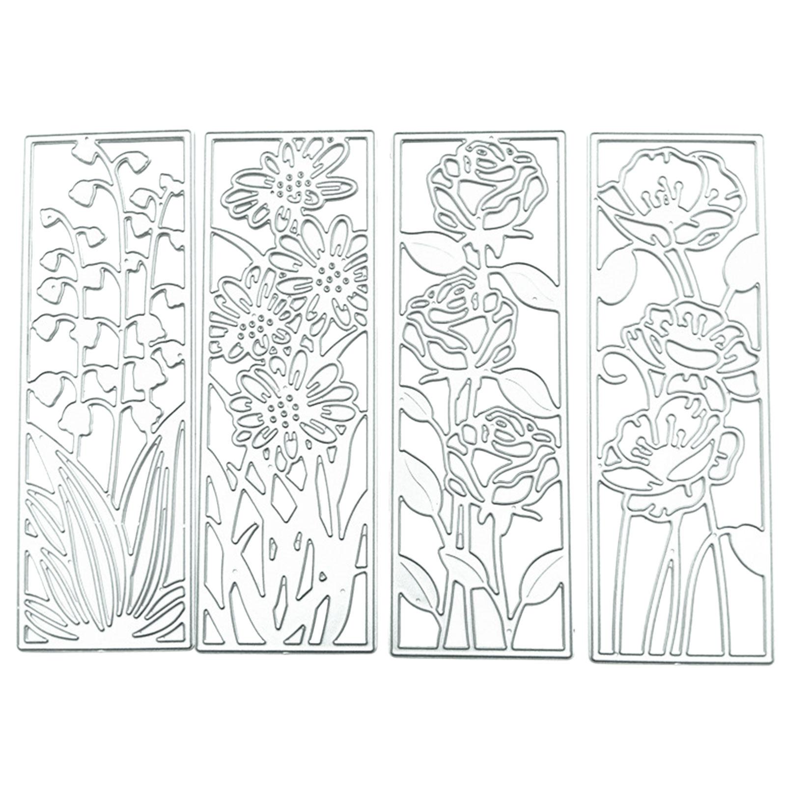 

Цветочные вырубные штампы, цветочные тисненые вырубные штампы, шаблоны для изготовления открыток, скрапбукинга, DIY бумажного ремесла, фотоальбома