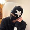 Winter Autumn Warm Knitted Beanies Women Men Y2K Star Pattern Hip Hop Hat Outdoor Cycling Warm Pullover Hat Cold Hat Streetwear