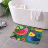 1PC Whimsical Bird Garden Kitchen Rug Non-Slip Door Mat Pop Design Bathroom Rug Bath Mat Carpet for Home Sink Laundry Decoreeree