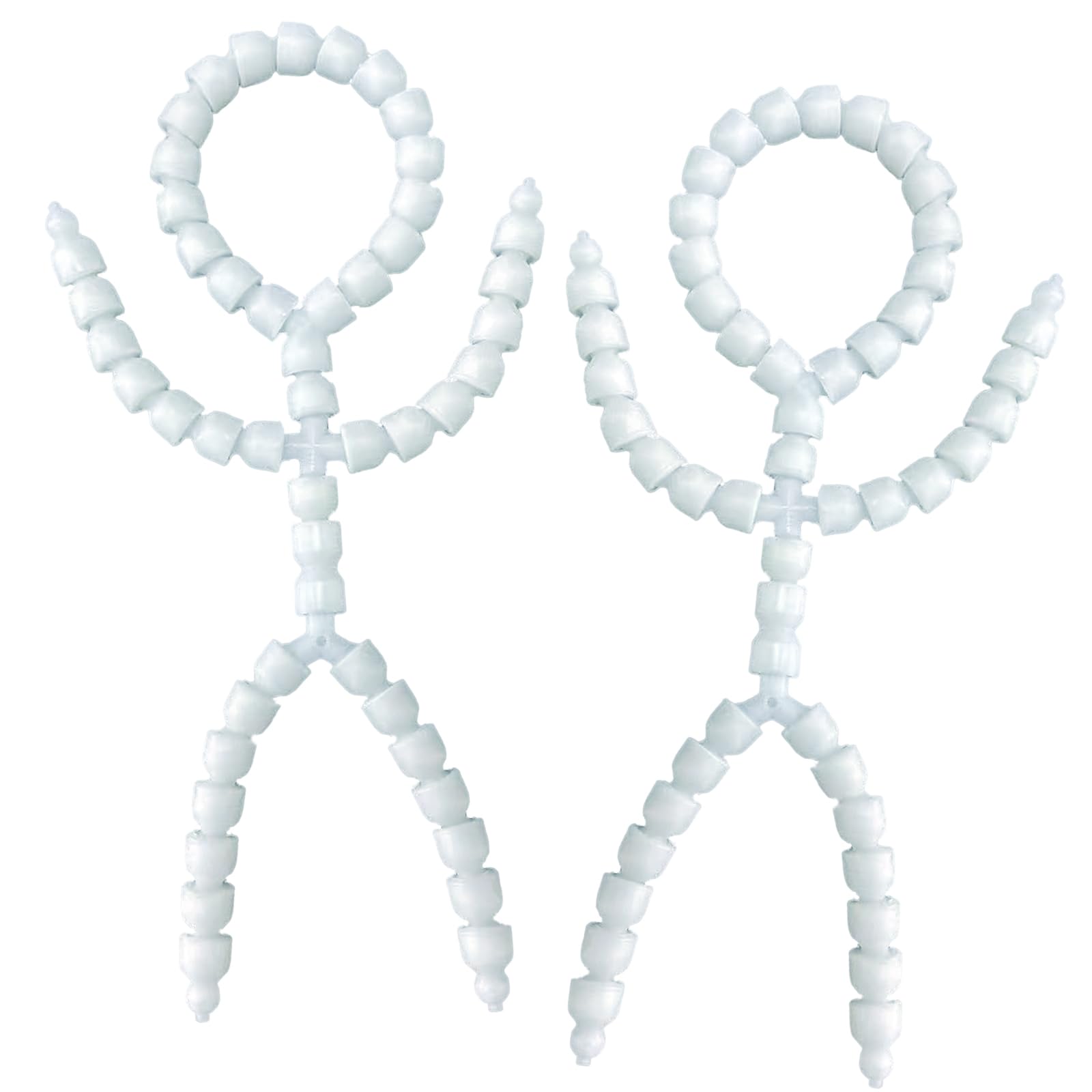 Плюшевая игрушка JINGYOU Скелет, Части скелета, Подвижный шарнирный скелет, Скелет-ролл, Набор из 2 шт., Ручной работы подвижный скелет, Скелет для DIY, Талисман