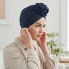 Klasyczny Turban Z Różą Mussa 007 Z Muślinu Bawełnianego Komfort I Styl