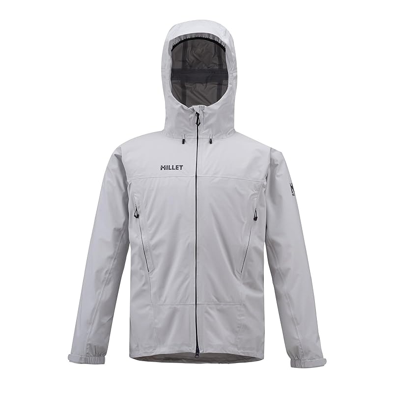 

[Millet] waterproof jacket Typhon 50000 stretch jacket MIV01479 men s Shark (NEW) LOGO) L