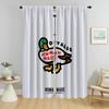 Blackout Curtain for Room 2 Panel H-human Mades Home Interior Curtains 2 Pieces Halloween Decoration Shades Partition Living