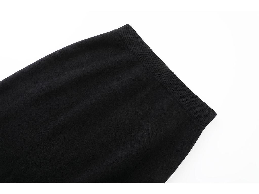 Winter 2025 Stylish Knit Slimming Skirt for Women W521735