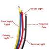 12v 2pcs Rear Lights For Isuzu Elf Truck Npr / Nkr / Nhr / Nlr Car 3 Color Truck Trailer Lights LED Rear Turn Brake Signal Light