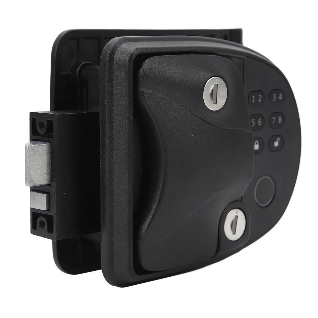 RV Keyless Entry Keypad Remote Control Door Digital Lock Latch Handle Deadbolt Set for Campers 5th W