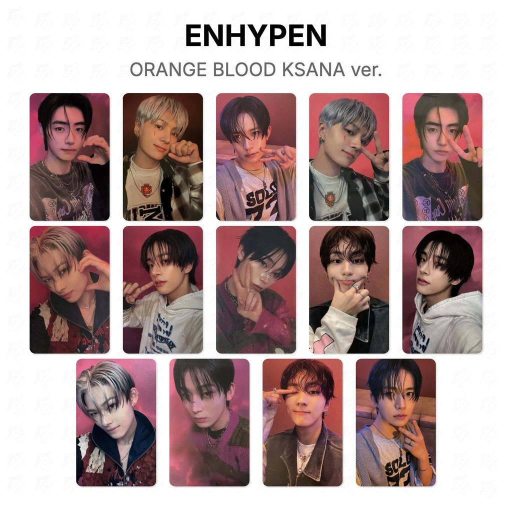 ENHYPEN ORANGE BLOOD KSANA Ver. Official Photocard