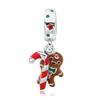 Pandora 799637C01 Gingerbread Man Pendant and Dangle Silver Charm