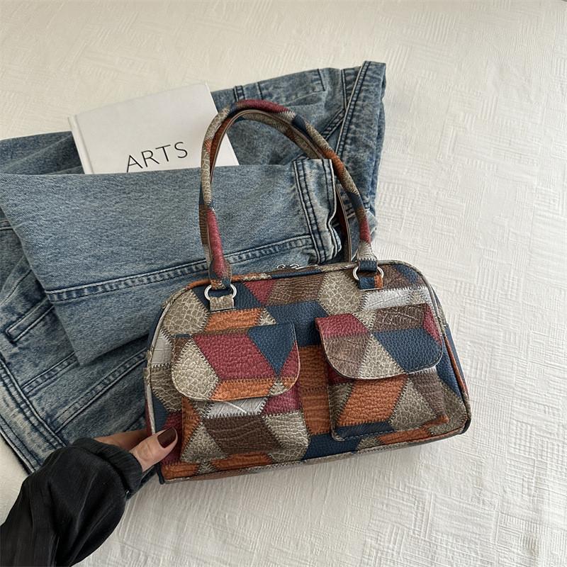 Trendy 2024 Fashionable Simple Handbag Stylish Korean Casual Tote Bag For Women