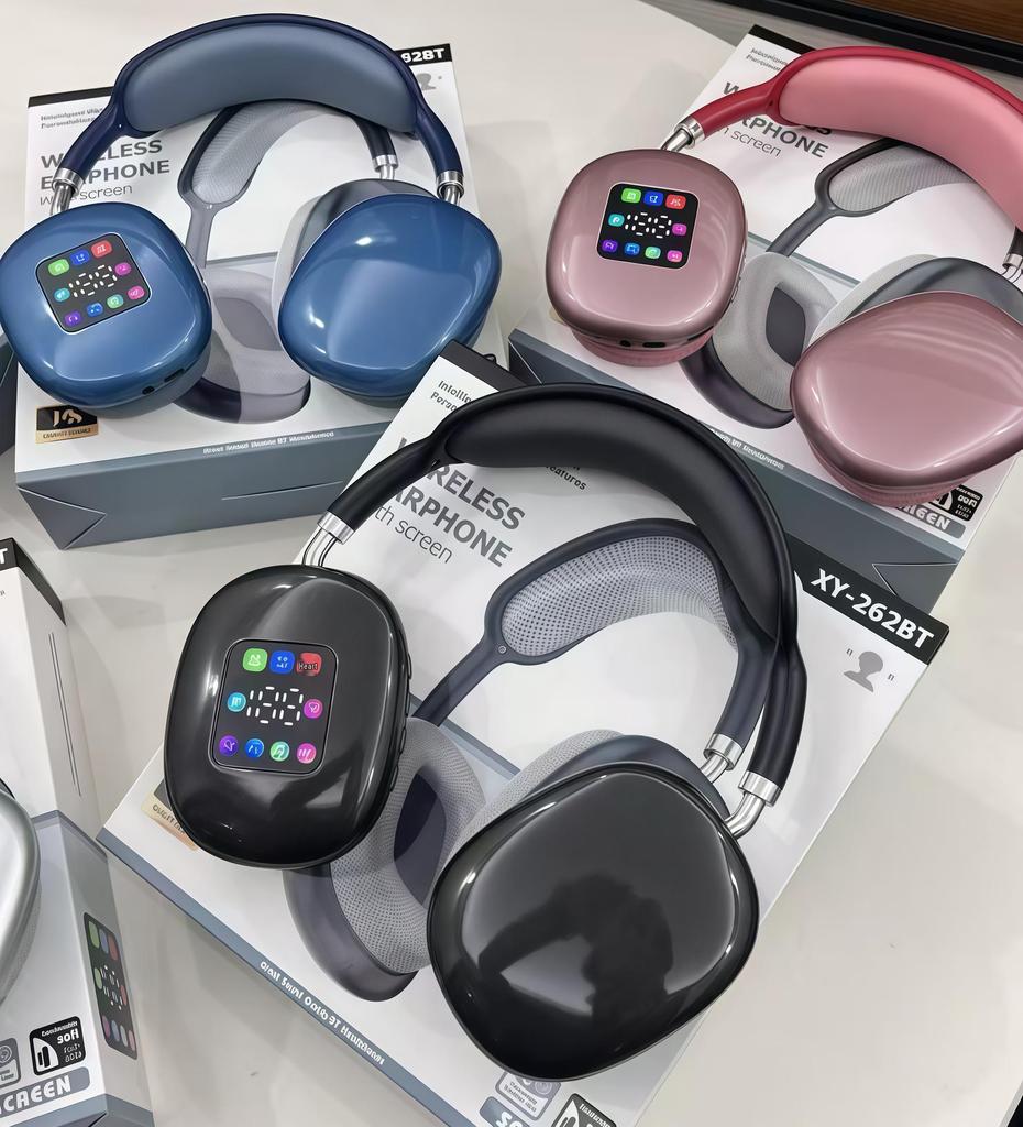 2025 P9 MAX Over-Ear Bluetooth-Headset mit Digitalanzeige & Verlängerter Standby-Zeit