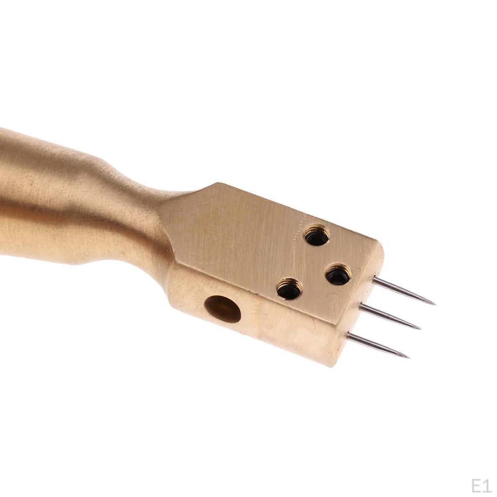 Klavírní kladivo se 3 hlasovými nástroji Dřevěná rukojeť pro údržbu příslušenství pro pianisty