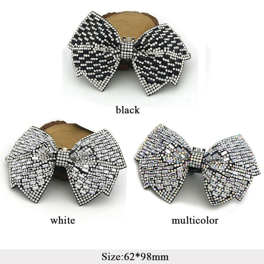 1 Pcs Crystal Rhinestones Bow Shoe Clips Wedding Bridal Shoe Buckles DIY Manual Bead High Heels Flower Decorations Accessories
