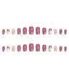 Best-Selling European Christmas Nail Art: Santa Claus & Plum Blossom Design, Whitening Wearable Tips (24 Pieces)