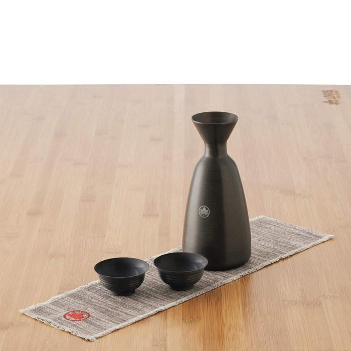 Logos Portable Hot Sake Set 81280308 Gray