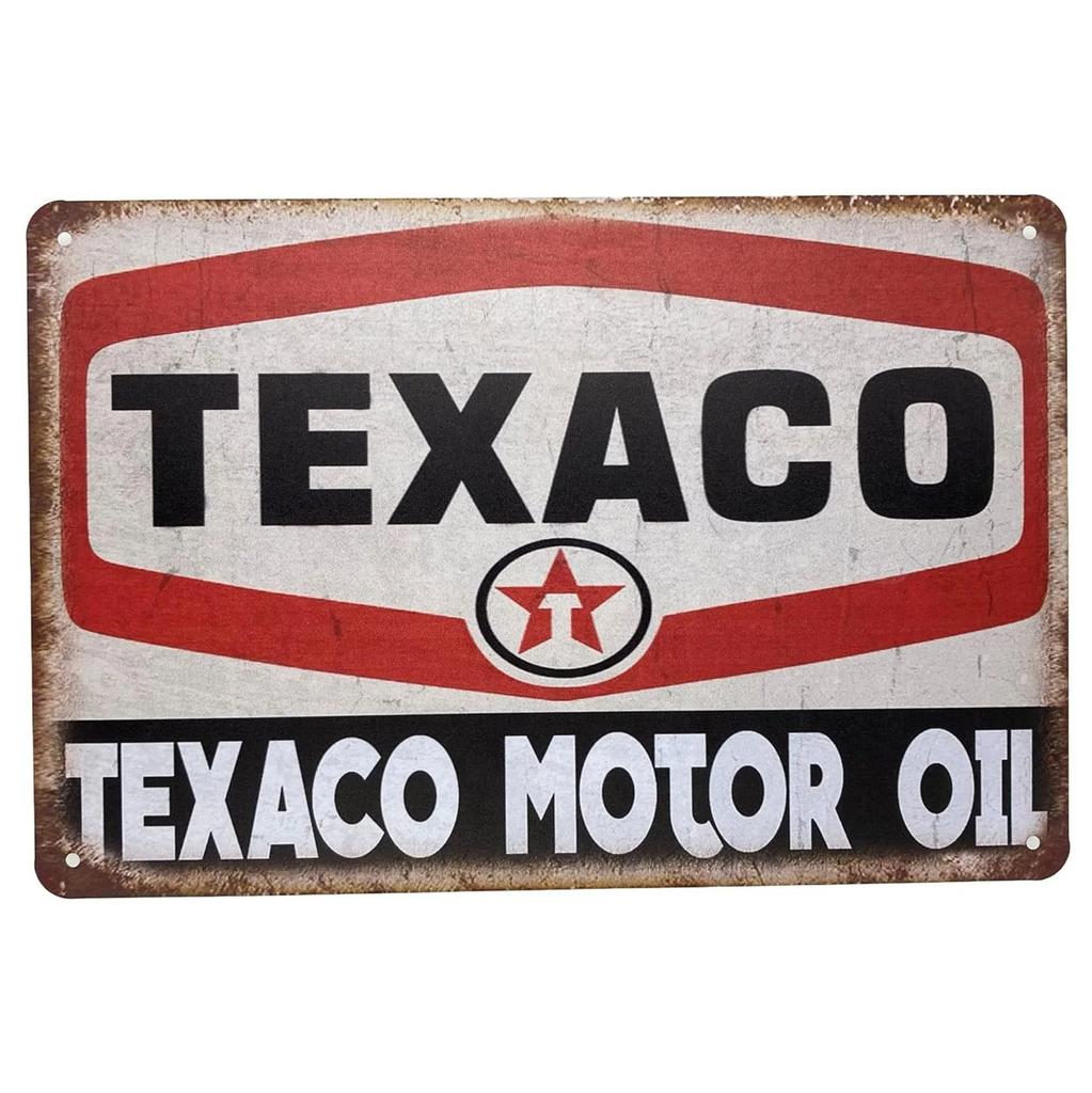 Retro Vintage Gassmotorolje Metallskilt Morsom Plakett Veggkunst Plakater Dekor for Garasje Kafé Bar Pub Mannshule Veggdekorasjon