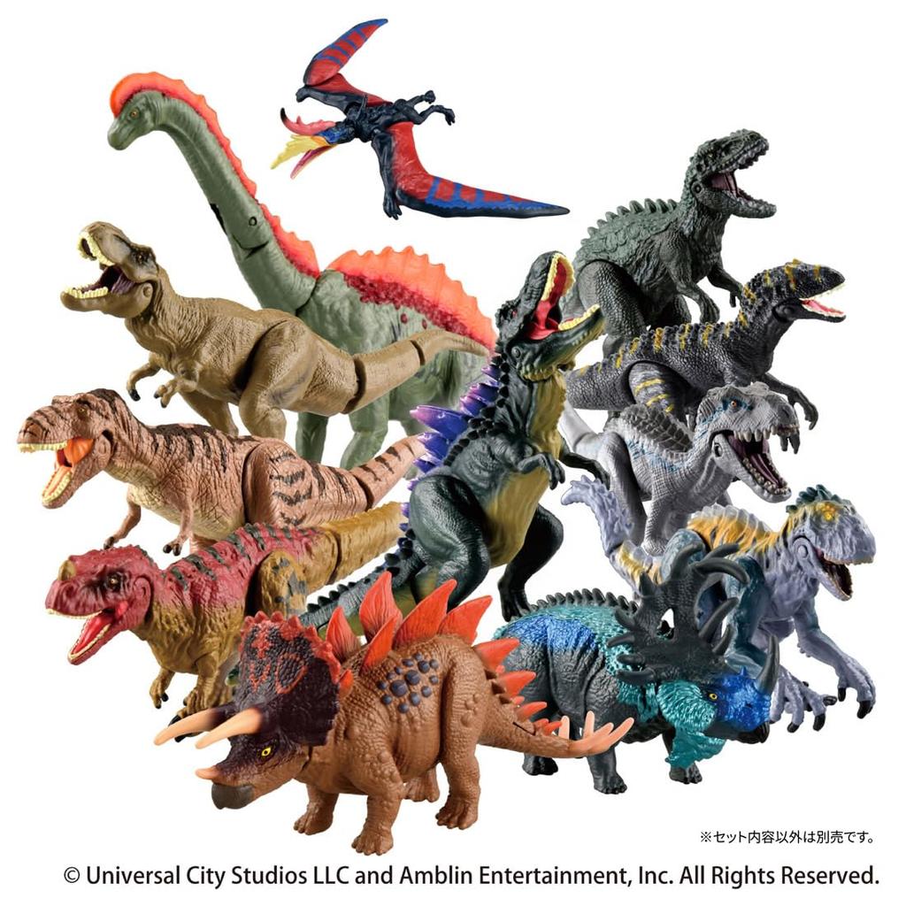 TAKARA TOMY Ania Jurassic World Alive Set Keramagnus VS Rexi Giocattolo Animale Dinosauro (Età 3+)