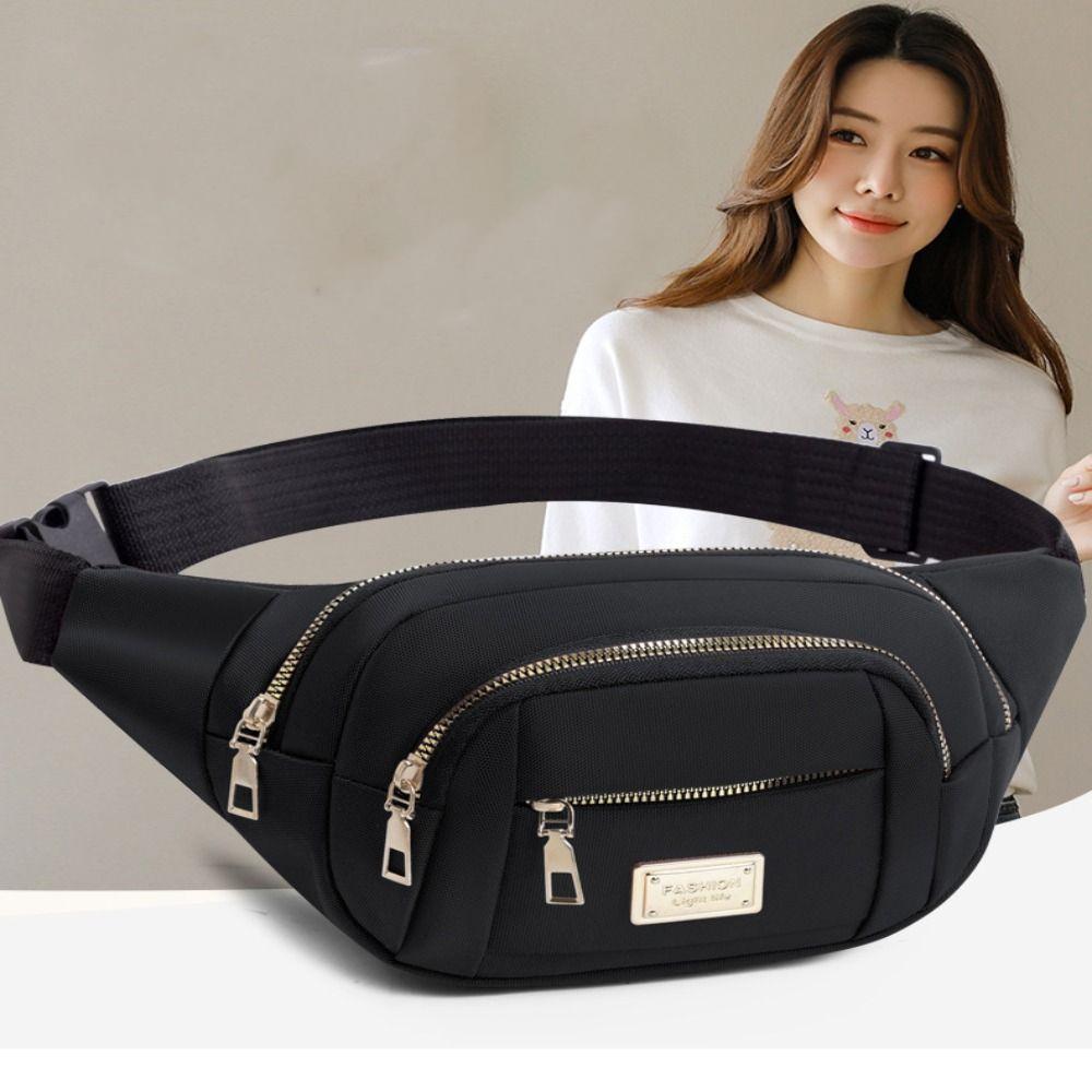 Waterproof Women's Fanny Pack Oxford Cloth Crossbody Chest Bag Fashion Single Shoulder Bag  Gift