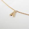 Gebrauchte Star Jewelry 18K Gelbgold Diamant Initial A Anhänger Halskette j48-4