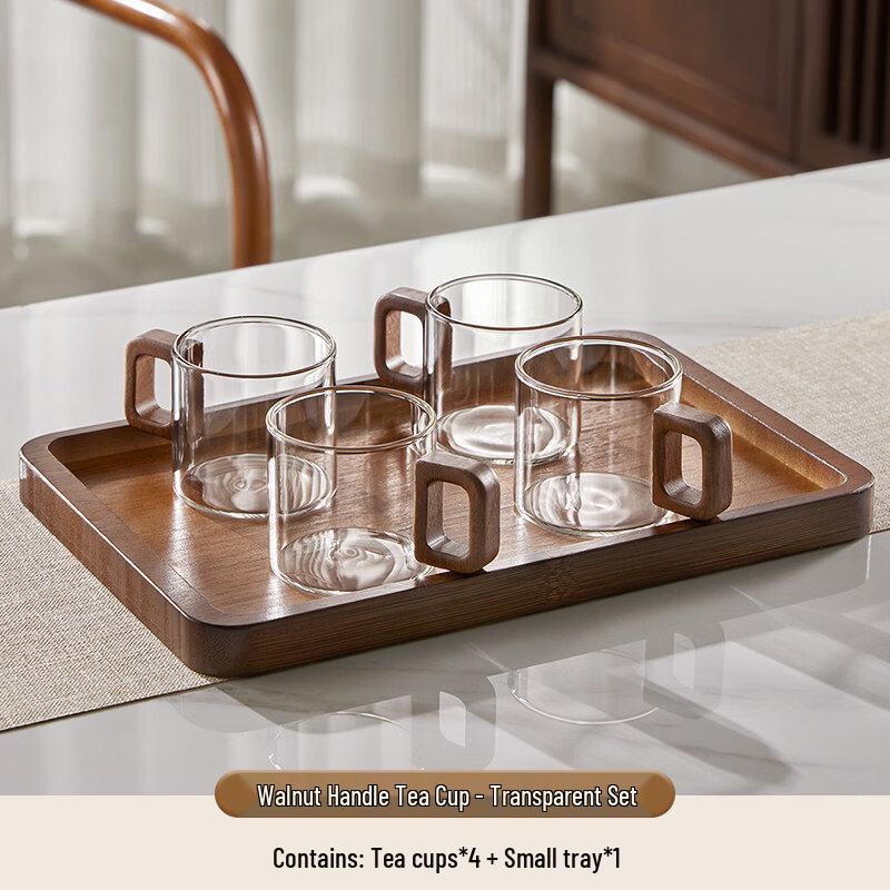 Jingbaodi Glass Teacup Set