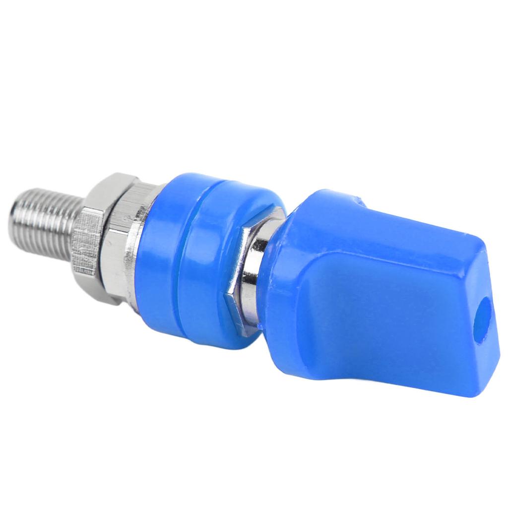 Binding Post Wire Terminal Connector M10 Thread 100A Large Current for 4mm Banana PlugBlue