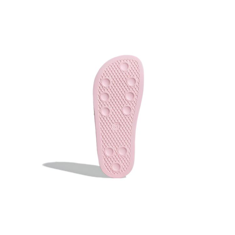 Nastolatki Adidas Originals ADILETTE Kapcie Outdoorowe Dziecięce Różowe GZ3692