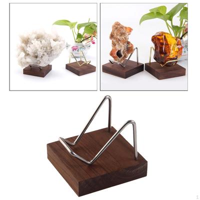1pc Display Stand Base for Gemstone Mineral Specimens Citrine Amethyst Geode Agate
