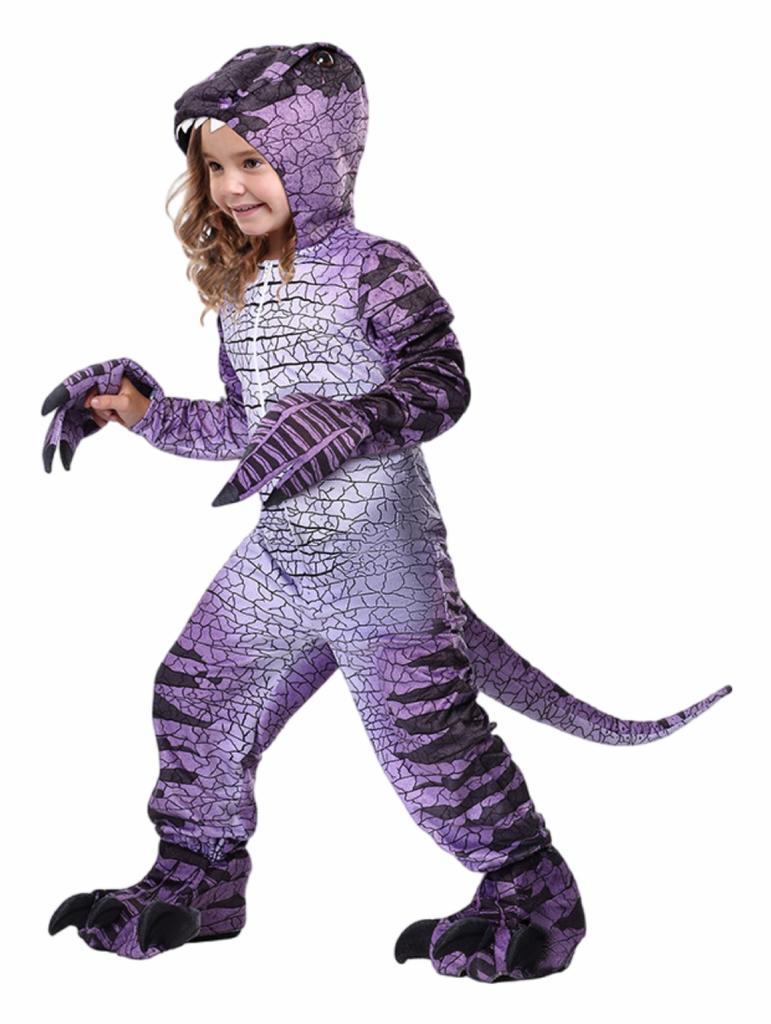 Kids Boys Halloween Cosplay Costumes Child Pretend Green Triceratops Dinosaur Costumes Game Party Role Play Dress Up Outfit