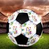 1pc Soccer Splash Artwork Soccer Balls Size 5 Machine-Stitched Ball, Sports League Outdoor Match Football Training Ball Futbol Voetbal. Q261552